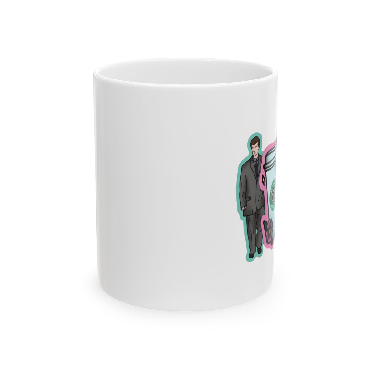 Hilarious Cartoon Businessman Parody Coffee Mug - Official mugs merchandise