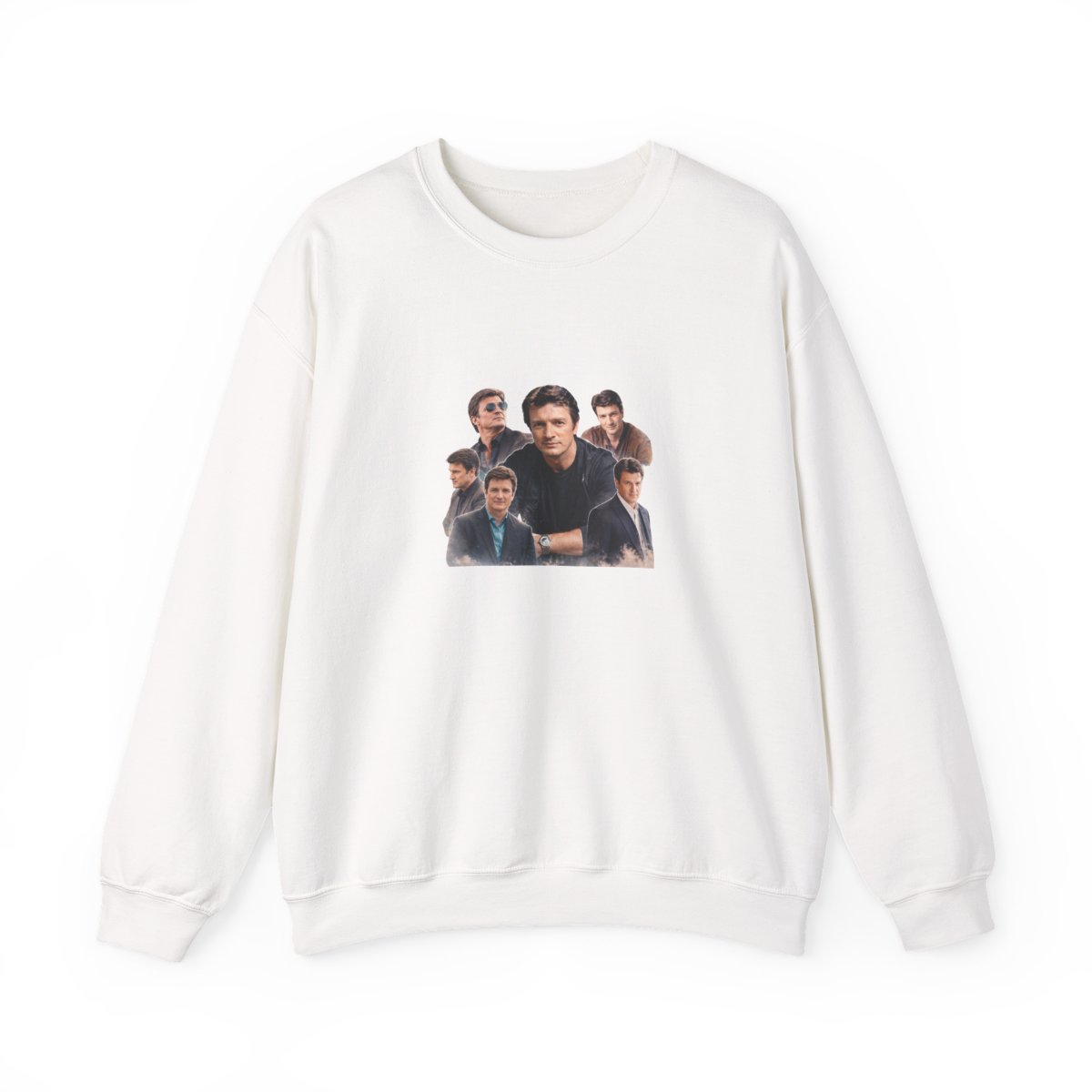 Nathan Fillion Retro Collage Sweatshirt - Official sweatshirts merchandise