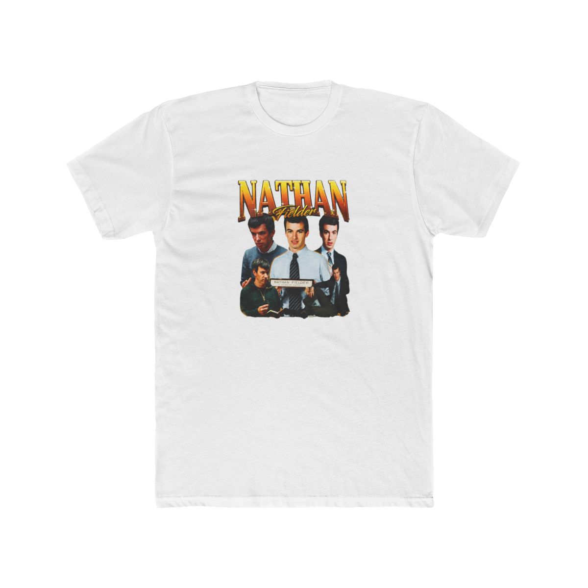 NATHAN Fielder Retro Gold Lettering T-Shirt - Official t-shirts merchandise
