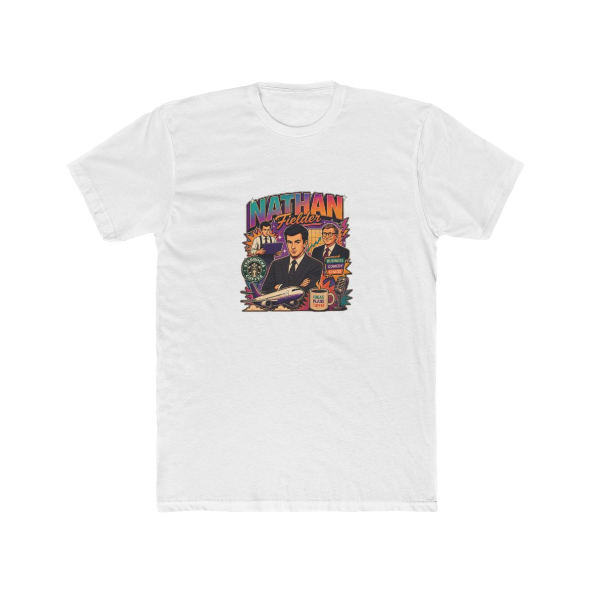 with a graphic design featuring Nathan Fielder T-Shirt - Official t-shirts merchandise