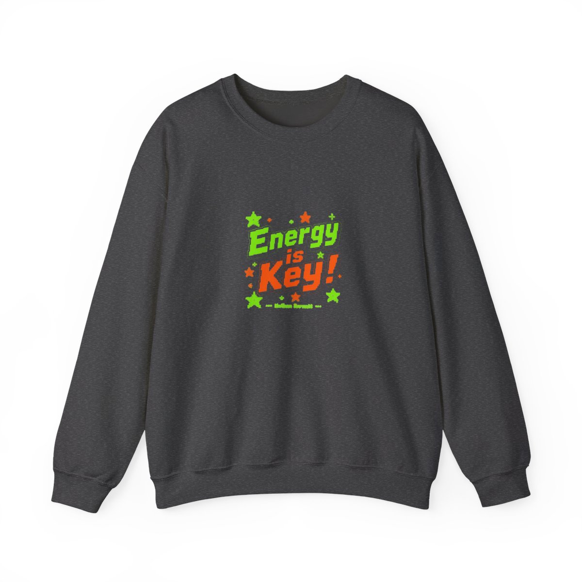 Nathan Barnatt "Energy is Key!" Crewneck - alternate angle 3, merchandise