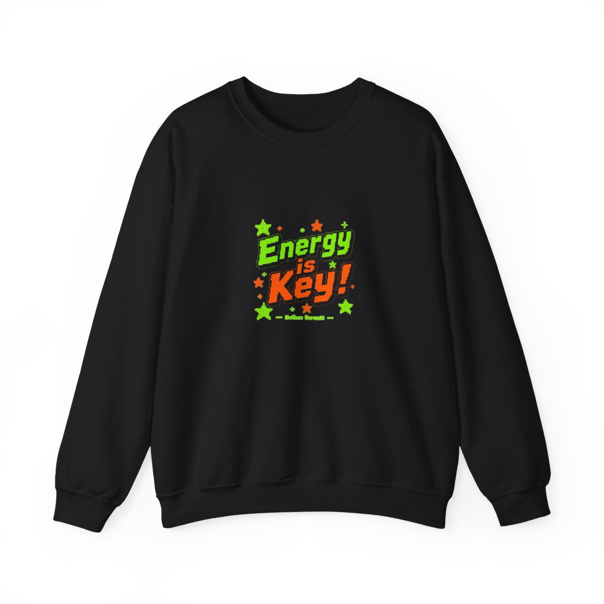 Nathan Barnatt "Energy is Key!" Crewneck - alternate angle 4, merchandise