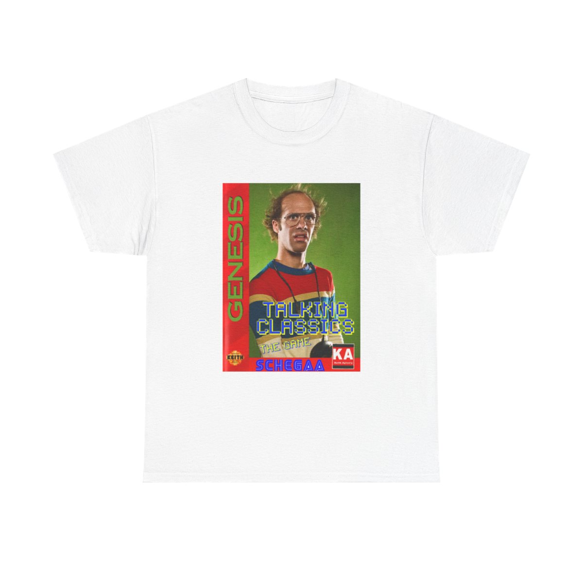 Retro Gamer Poster Portrait Tee | Vintage Genesis Arcade Style Nathan Barnatt - Official T-Shirts merchandise
