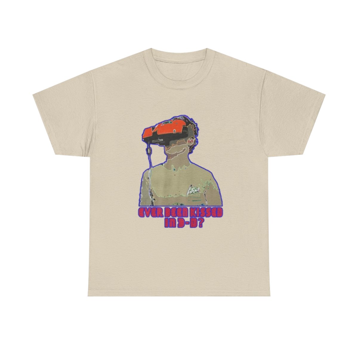 VR Headset Vintage Statue Graphic Tee | Retro Vaporwave Aesthetic Nathan Barnatt - alternate angle 3, merchandise