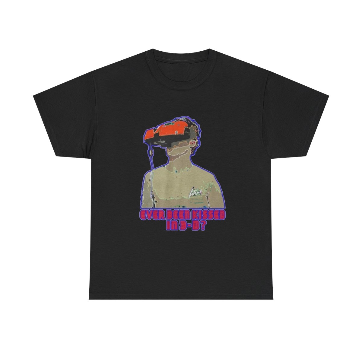 VR Headset Vintage Statue Graphic Tee | Retro Vaporwave Aesthetic Nathan Barnatt - alternate angle 2, merchandise