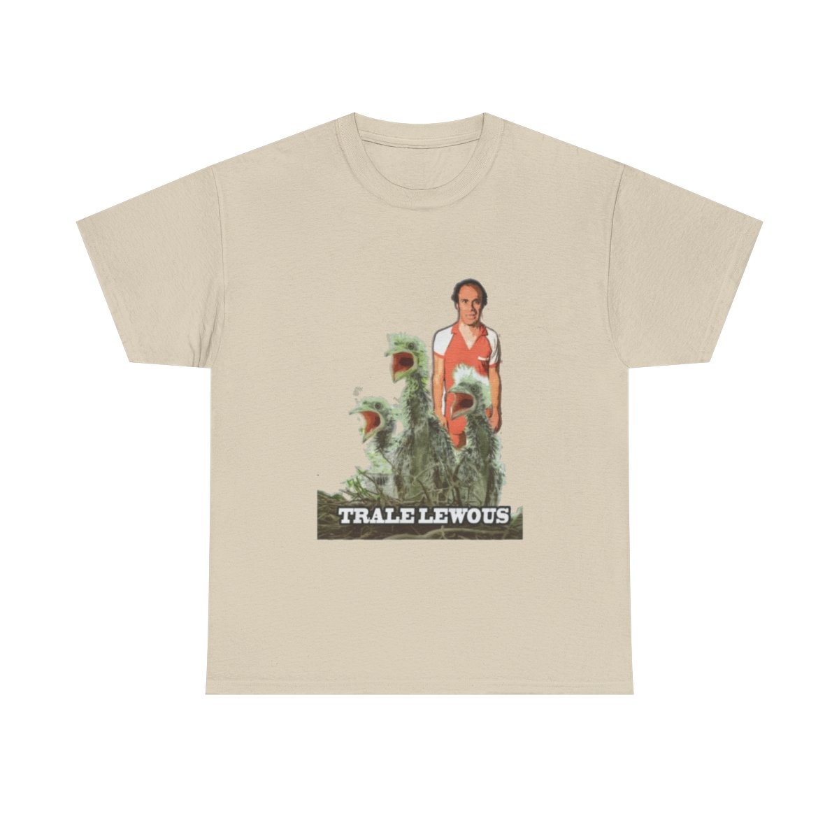 Trale Lewous character trio Tee | Dinosaur heads graphic T‑shirt Nathan Barnatt - alternate angle 3, merchandise