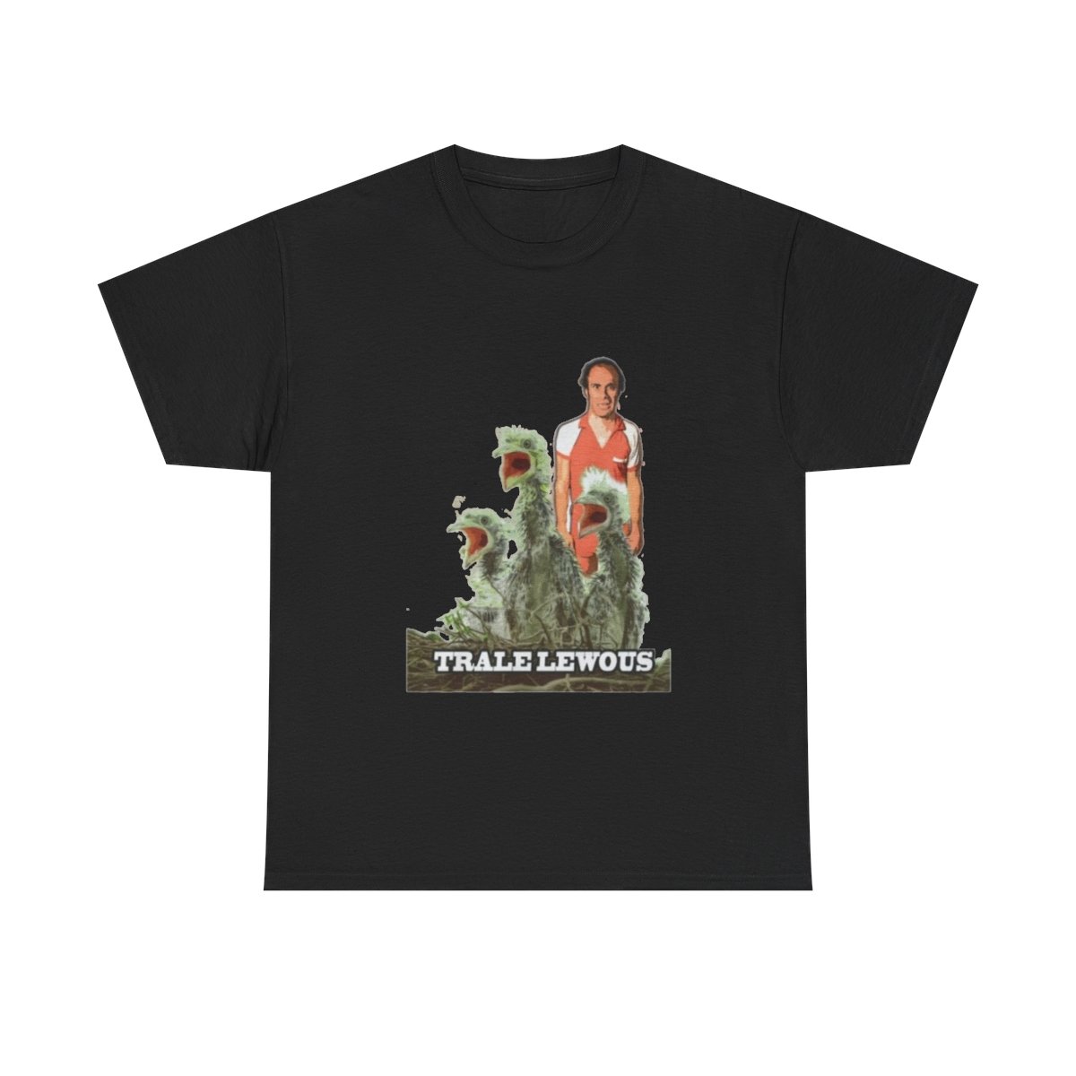 Trale Lewous character trio Tee | Dinosaur heads graphic T‑shirt Nathan Barnatt - alternate angle 2, merchandise