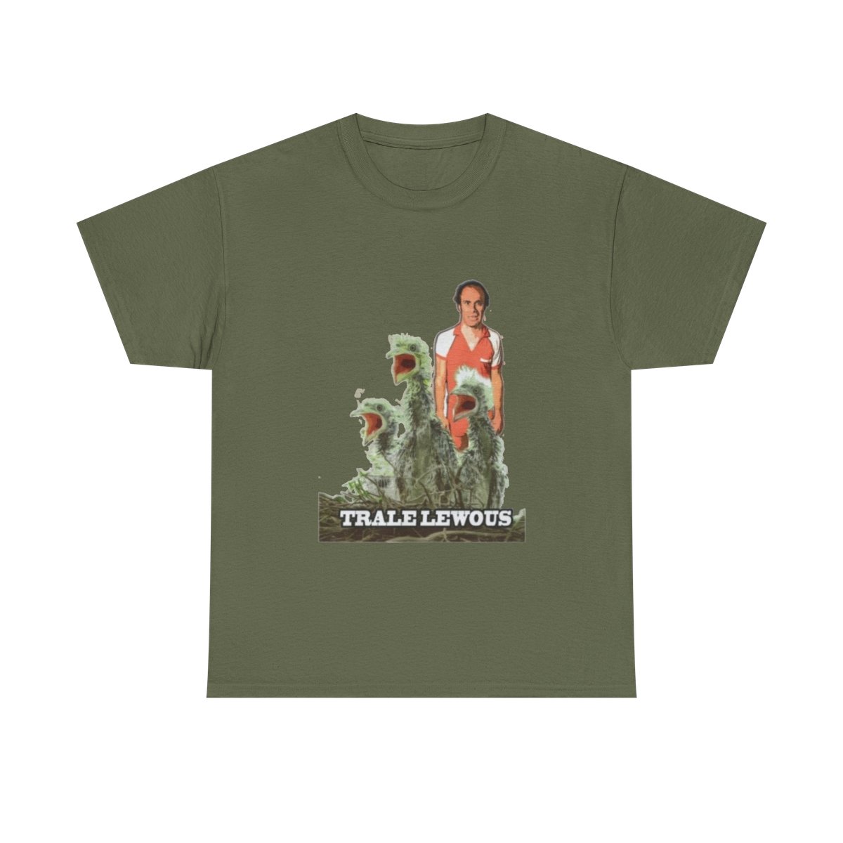 Trale Lewous character trio Tee | Dinosaur heads graphic T‑shirt Nathan Barnatt - alternate angle 4, merchandise