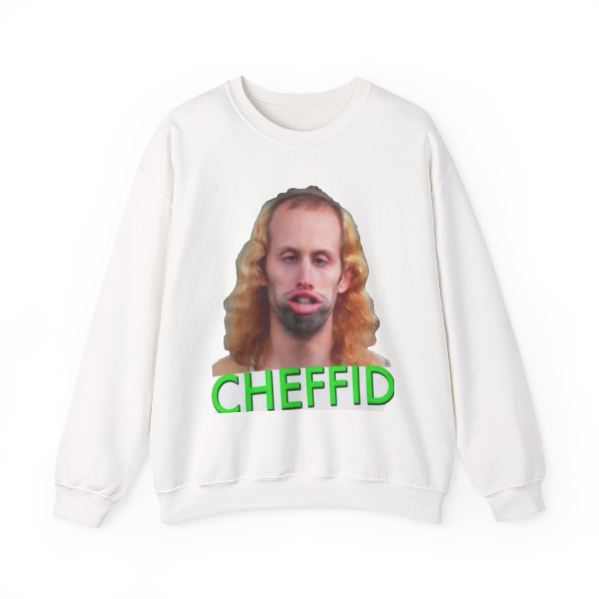 Cheffid face portrait Sweatshirt | Funny meme face crewneck Nathan Barnatt - Official Sweatshirts merchandise